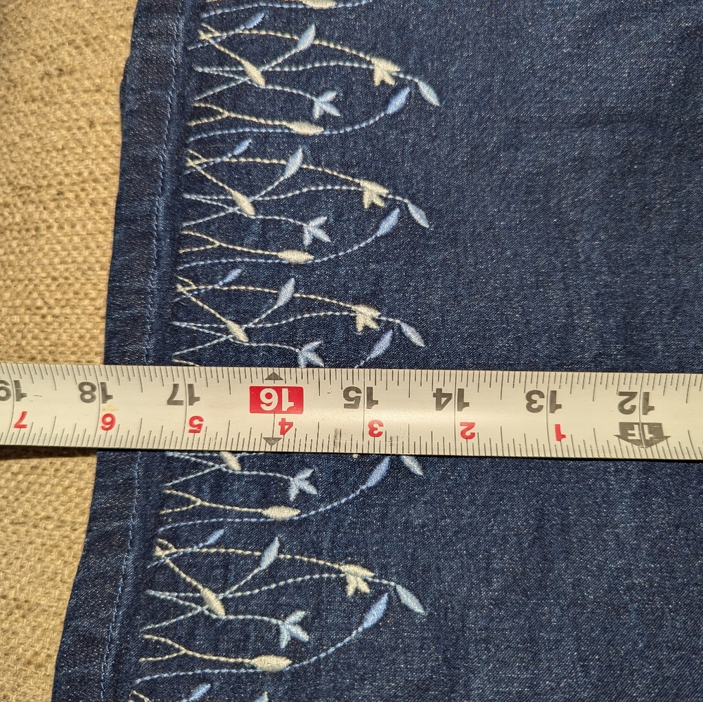 Set of denim skirts